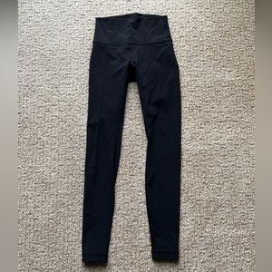 Lululemon Wonder Under High Rise Black leggings (size 4) (27” inseam)